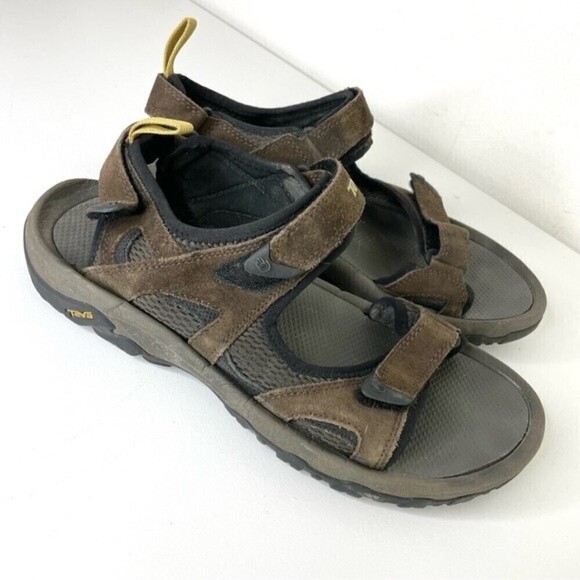 Teva Katavi 4144 Outdoor Hiking Sandals Brown Leather - Picture 6 of 15